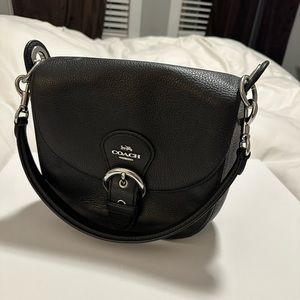 Black coach purse